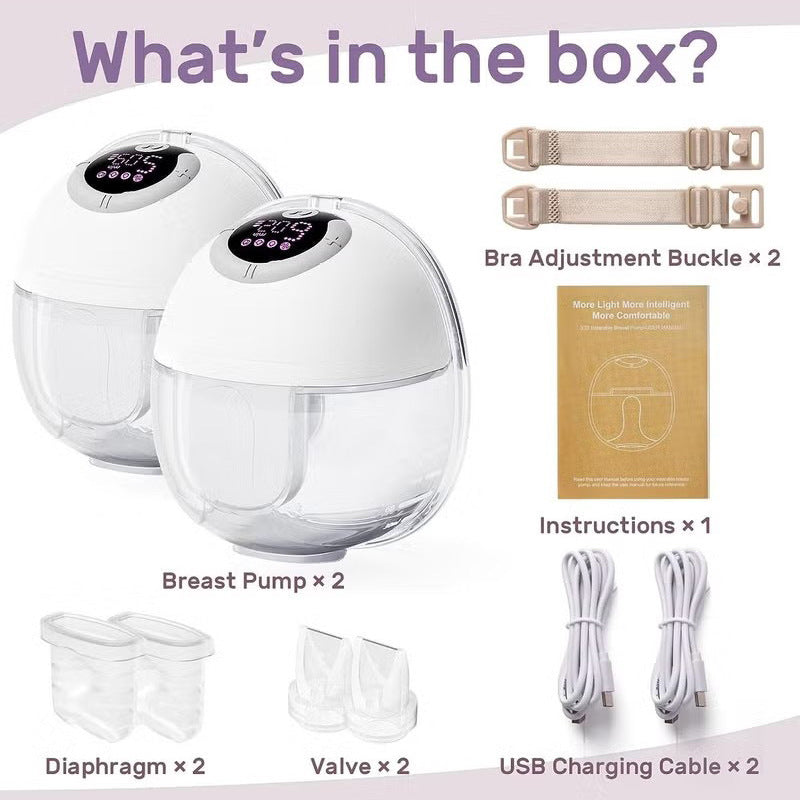 Pumpina-X Latest Wearable Breast Pump (4 Modes | 9 Suction Levels)