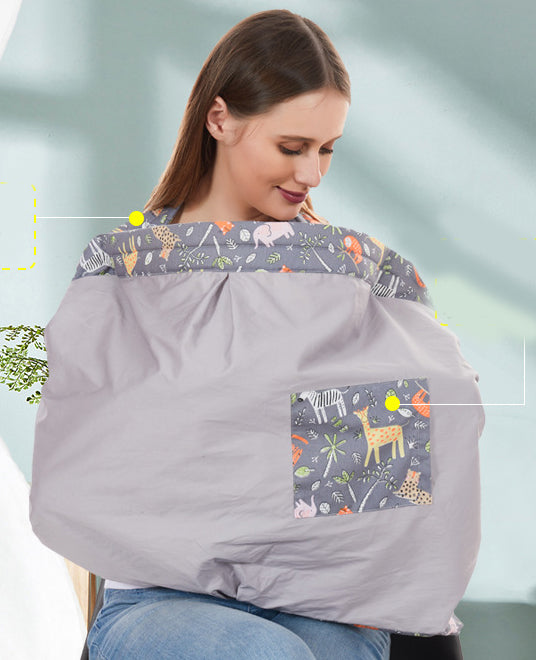 All-in-1 Baby Sling Carrier & Nursing Cover