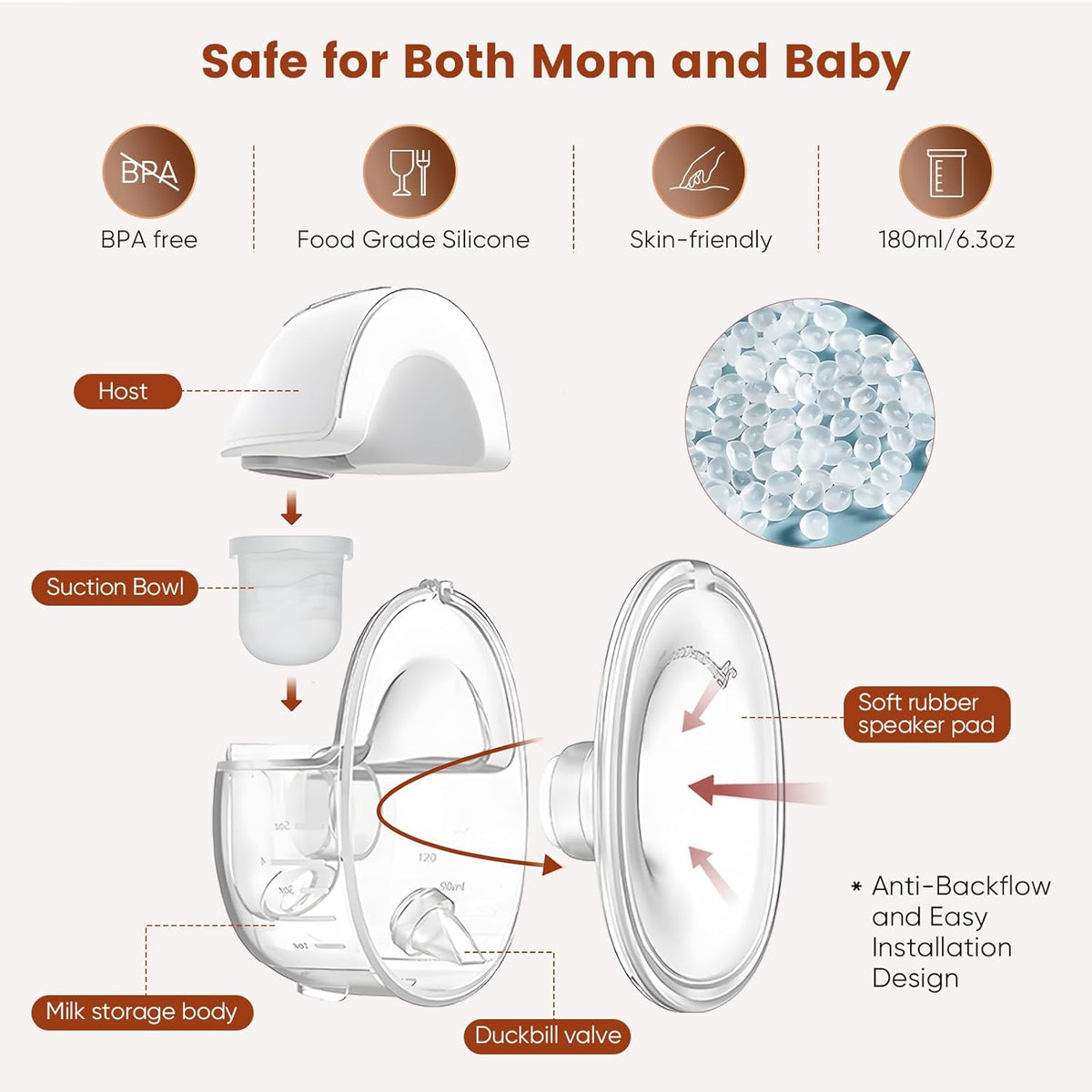 Pumpina-X Latest Wearable Breast Pump (4 Modes | 9 Suction Levels)