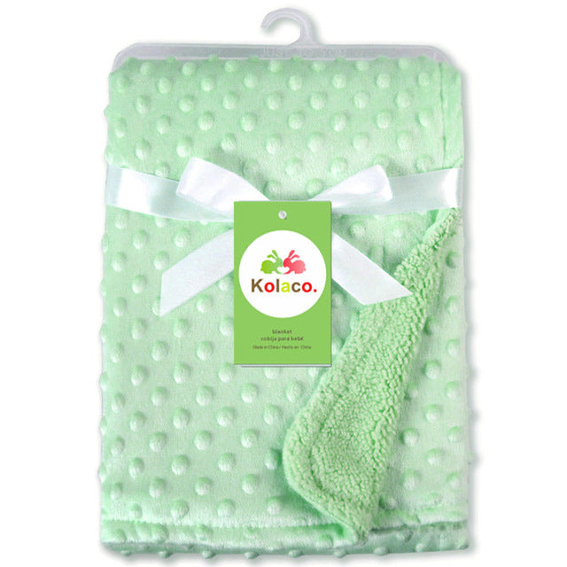 Polar Dot Baby Swaddle & Blanket