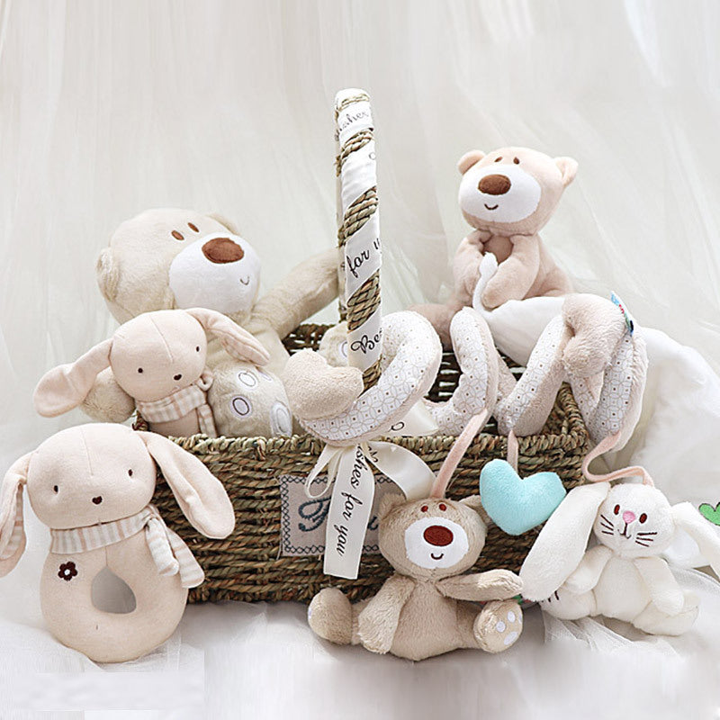 Newborn Baby Cotton Toys Set Gift Box