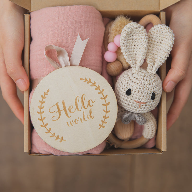 Gift Box - Newborn Baby Shower Toy & Accessories Set