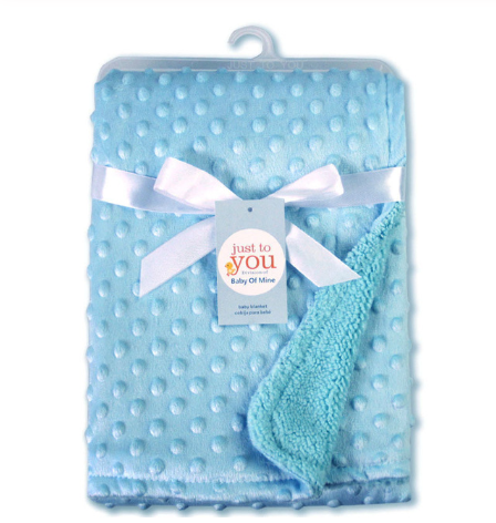 Polar Dot Baby Swaddle & Blanket