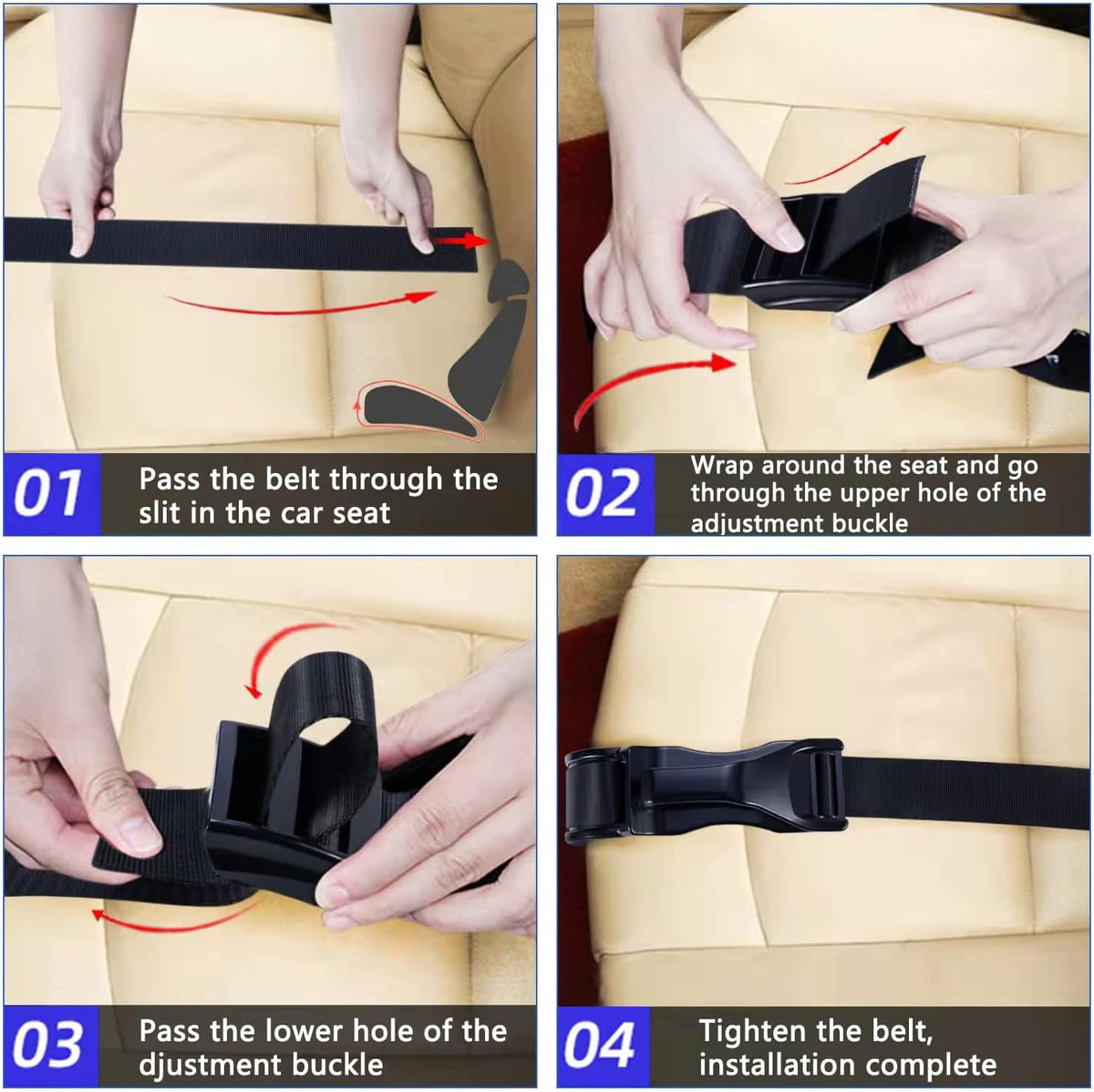 Safe & Comfortable Pregnancy Car Seat Belt Adjuster