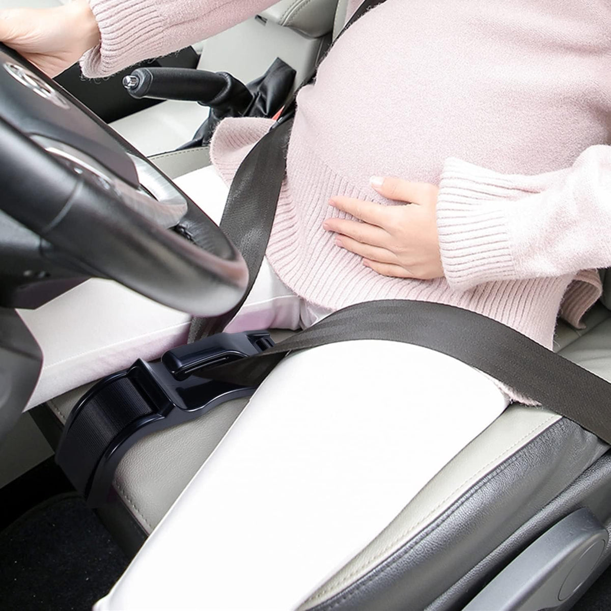 Safe & Comfortable Pregnancy Car Seat Belt Adjuster