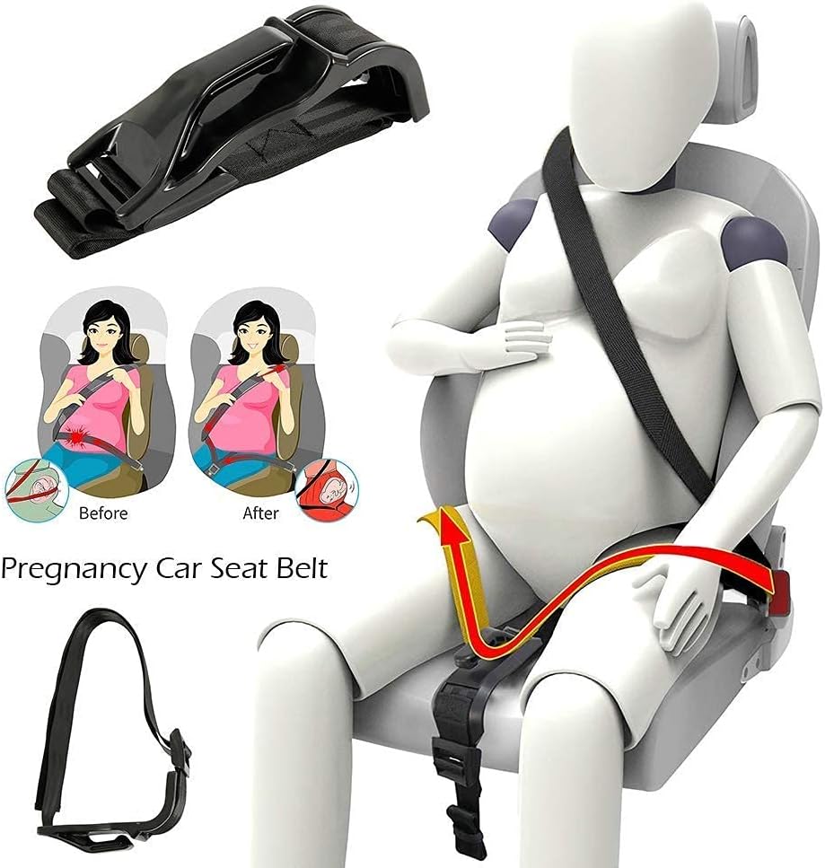 Safe & Comfortable Pregnancy Car Seat Belt Adjuster