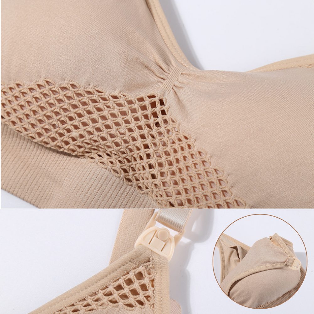 2-in-1 Flexible Pocket Breastfeeding Bra