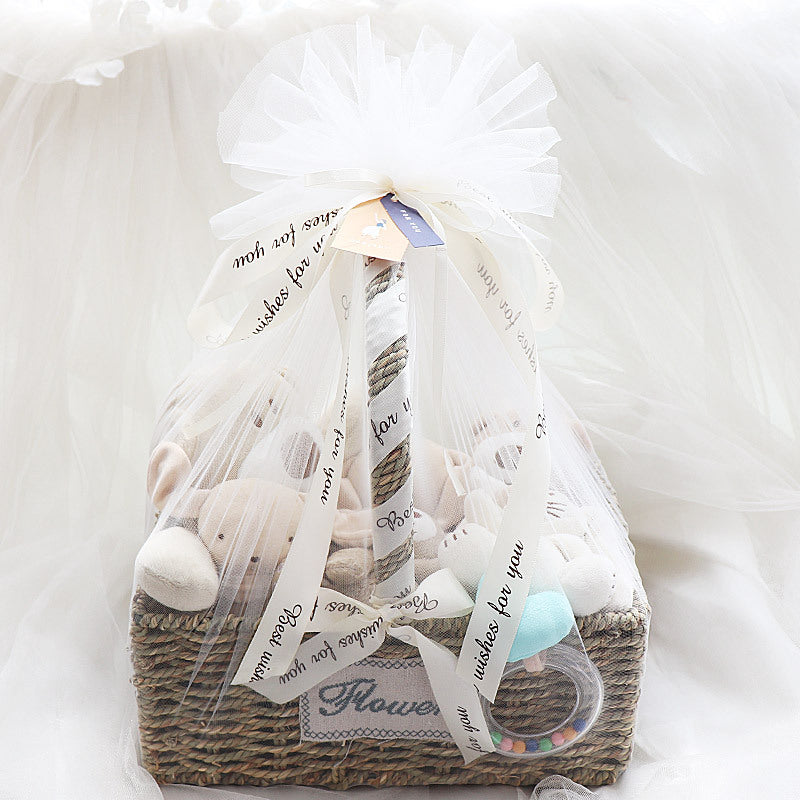 Newborn Baby Cotton Toys Set Gift Box