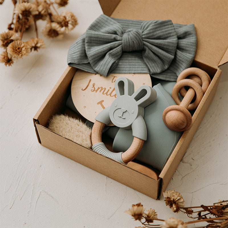 Gift Box - Newborn Baby Shower Toy & Accessories Set