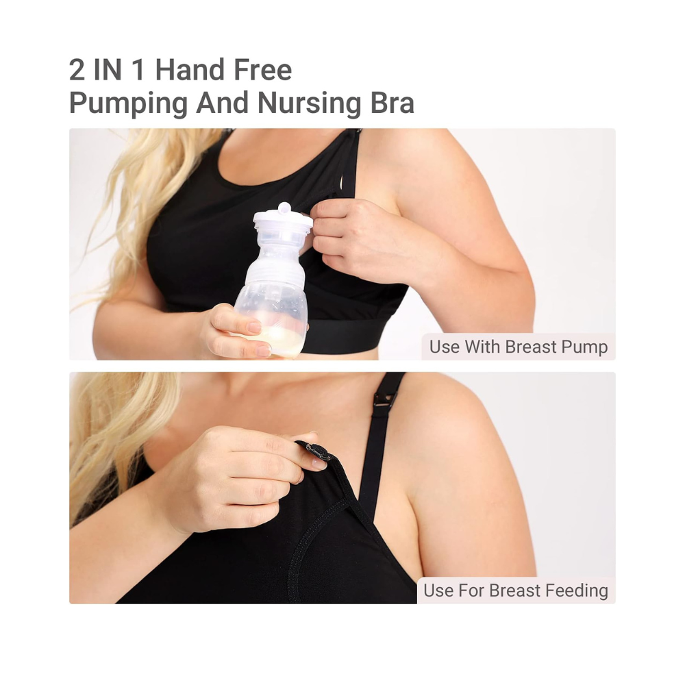 Hands-free Adjustable Breast Pumping Bra