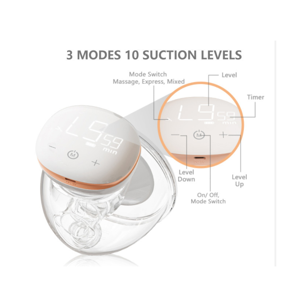 Bambino V12 - Wearable Hands-Free Breast Pump (Touch Panel)