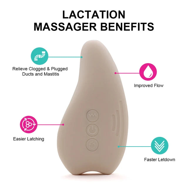 Warming Lactation Massager (10 Modes)