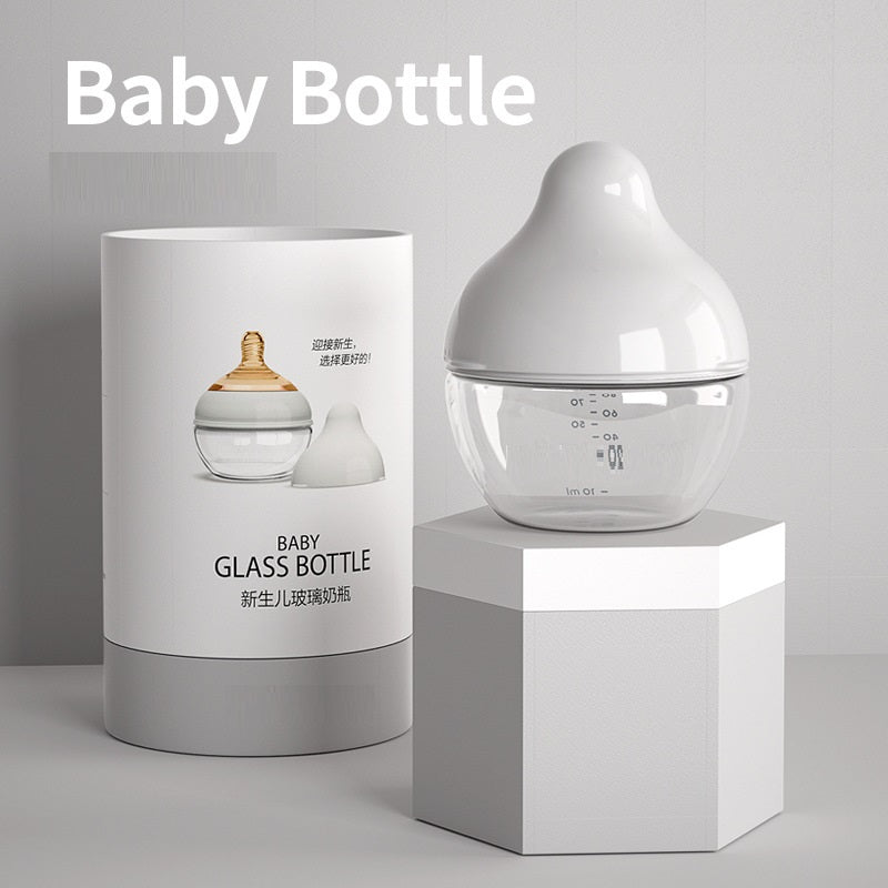 Erstickungssichere Babyflasche mit weiter Öffnung für Neugeborene